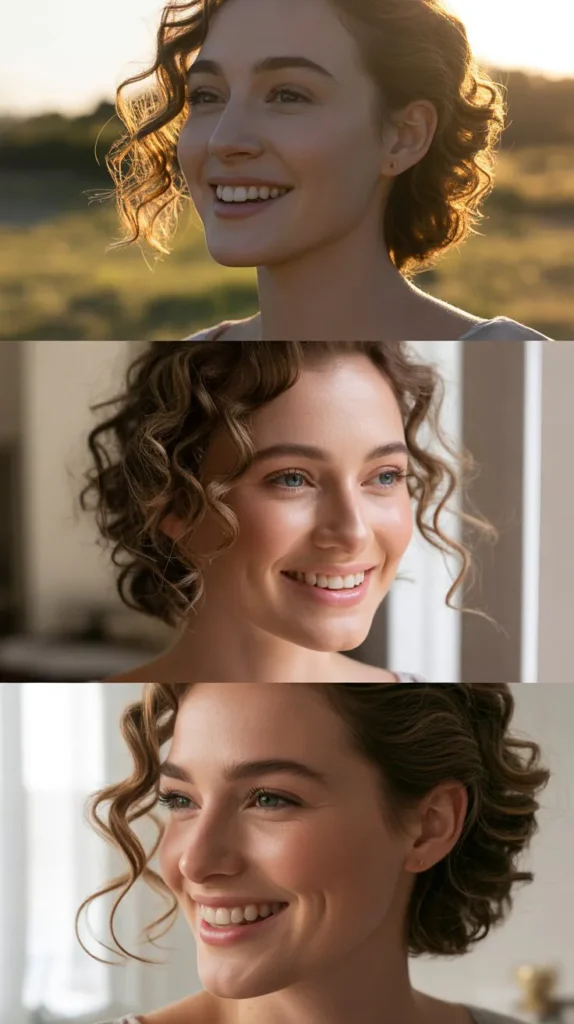 Side-Swept Curls