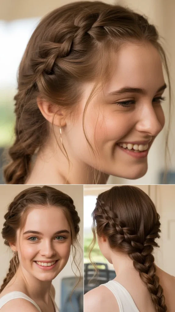 Waterfall Braid Style