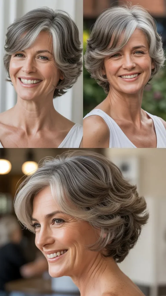 Feathered Stacked Wedge Bob