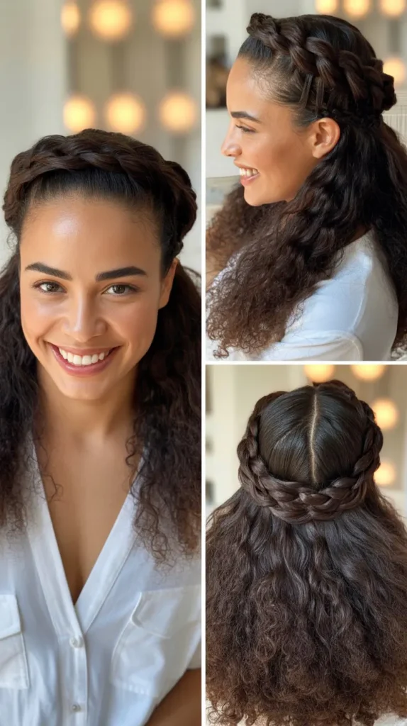 Twisted Crown Braid