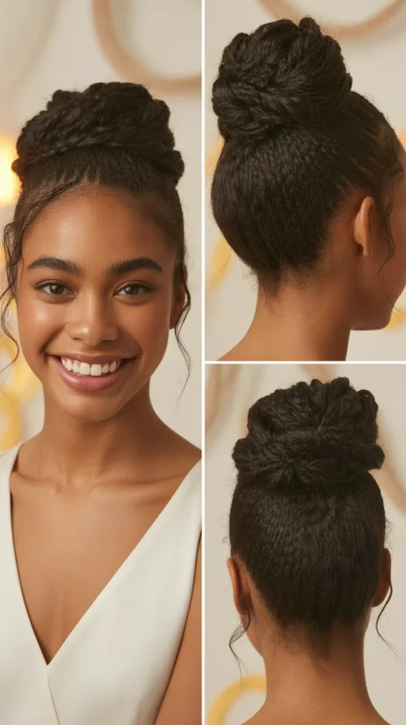 Twisted Half-Up Knot