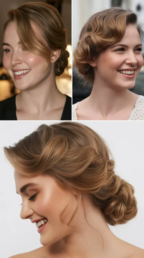 Soft Pinned Waves Updo