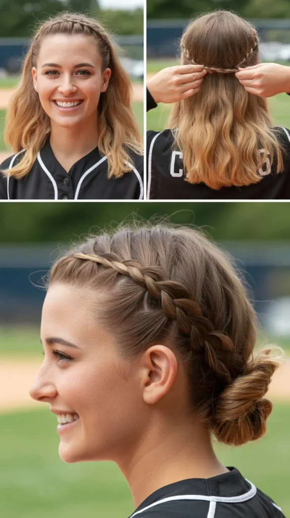 Braid Into Low Bun