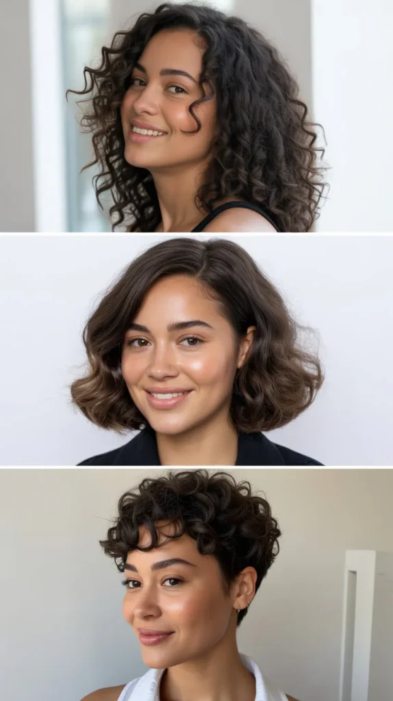 Long Wedge with Loose Curls