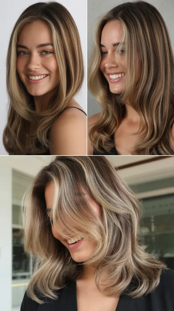 Long Wedge with Highlights