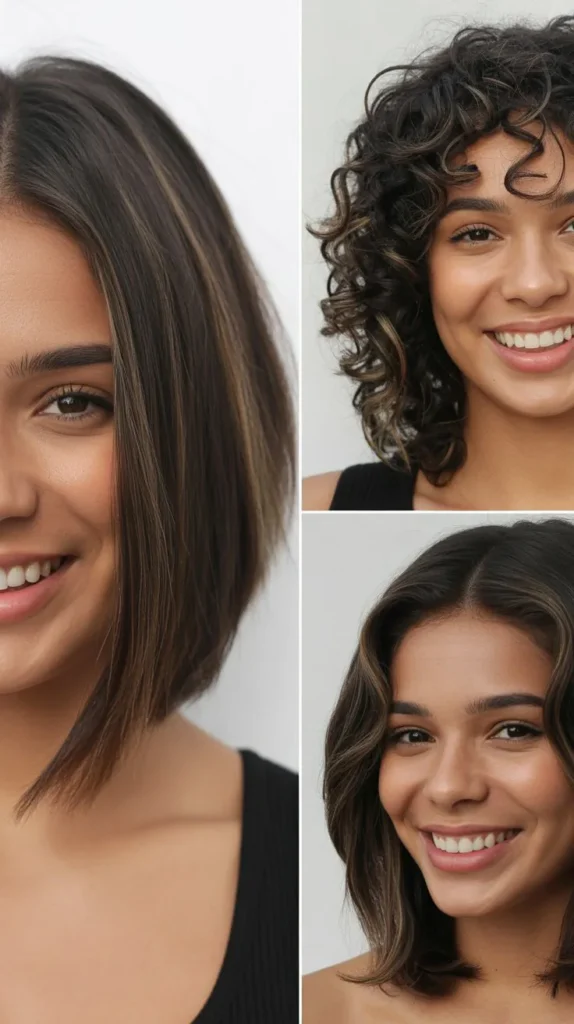 Angled Bob with Asymmetrical Layers