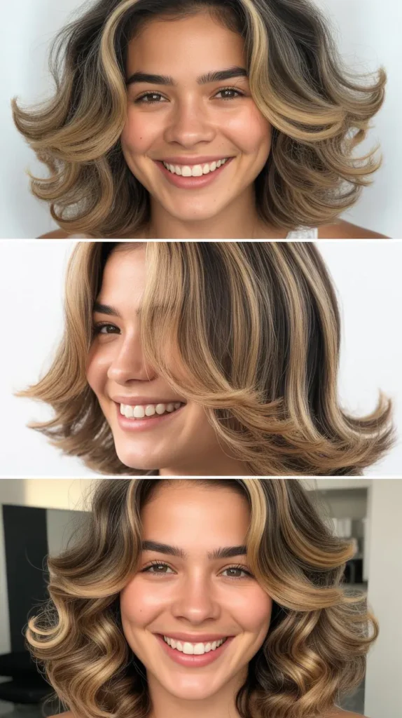 Angled Bob with Slight Curl
