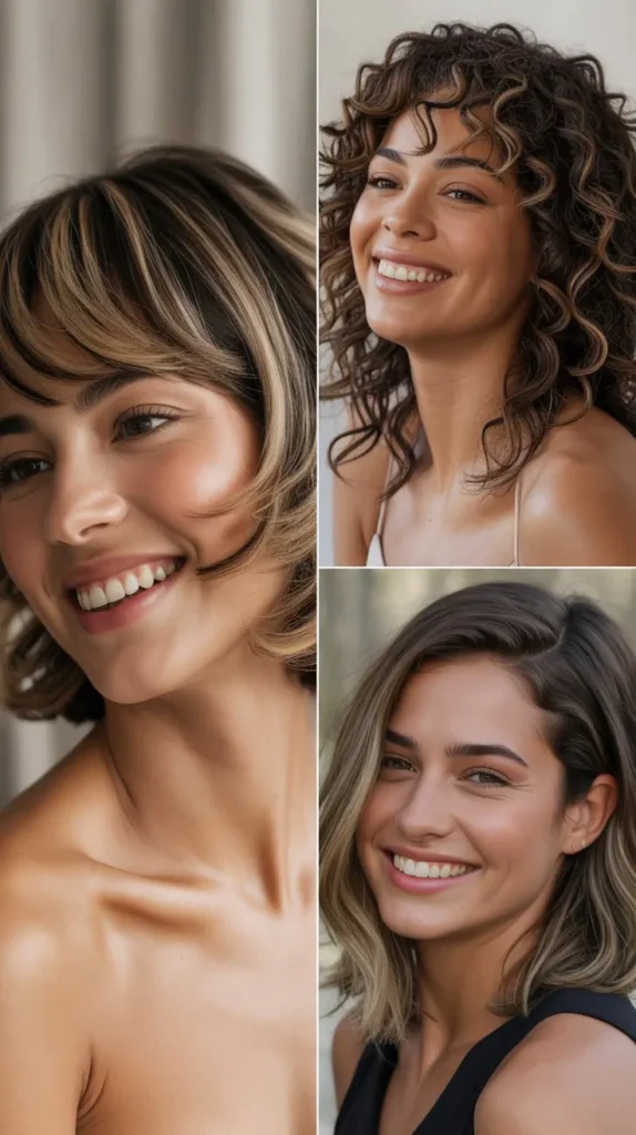 Angled Bob with Layered Bangs