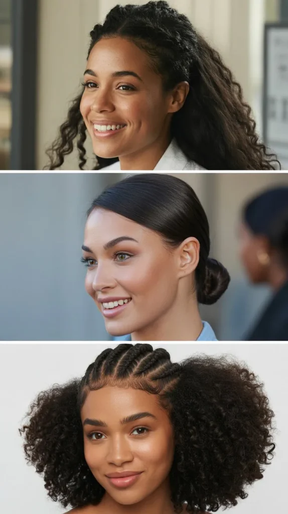 Half-Up Half-Down Style