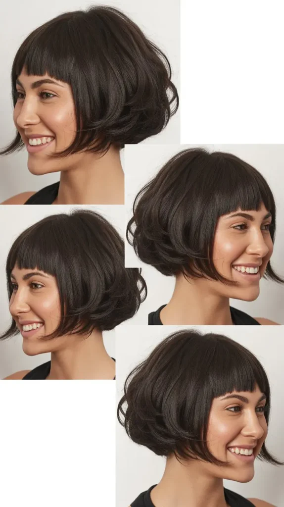 Blunt Stacked Bob Wedge