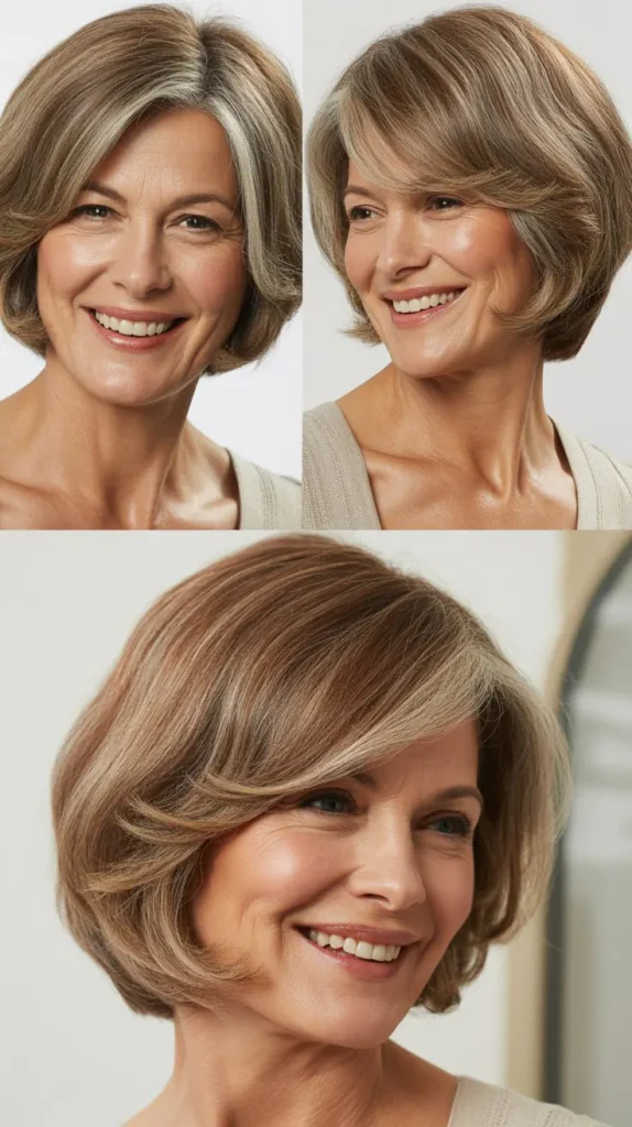 Soft Layered Stacked Wedge Bob