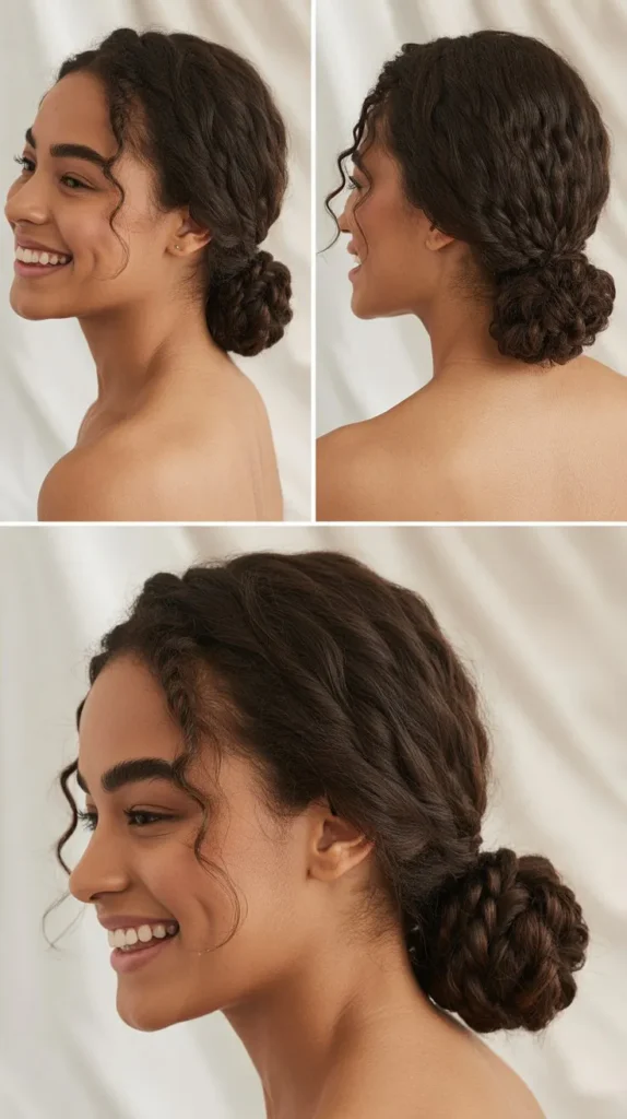 Twisted Low Ponytail