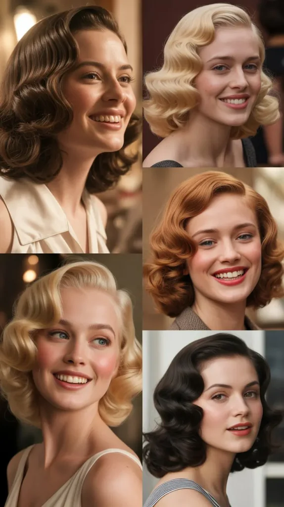 Vintage Hollywood Waves