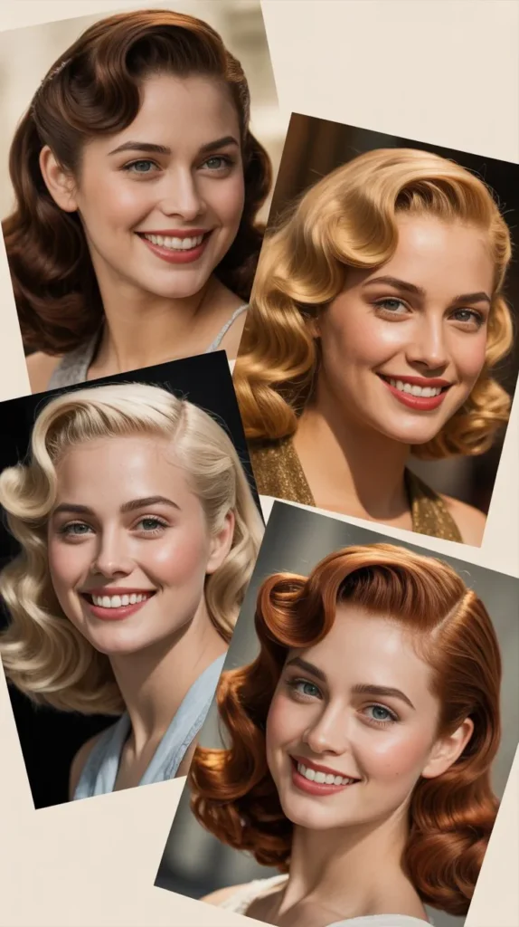 Vintage Pin-Up Waves