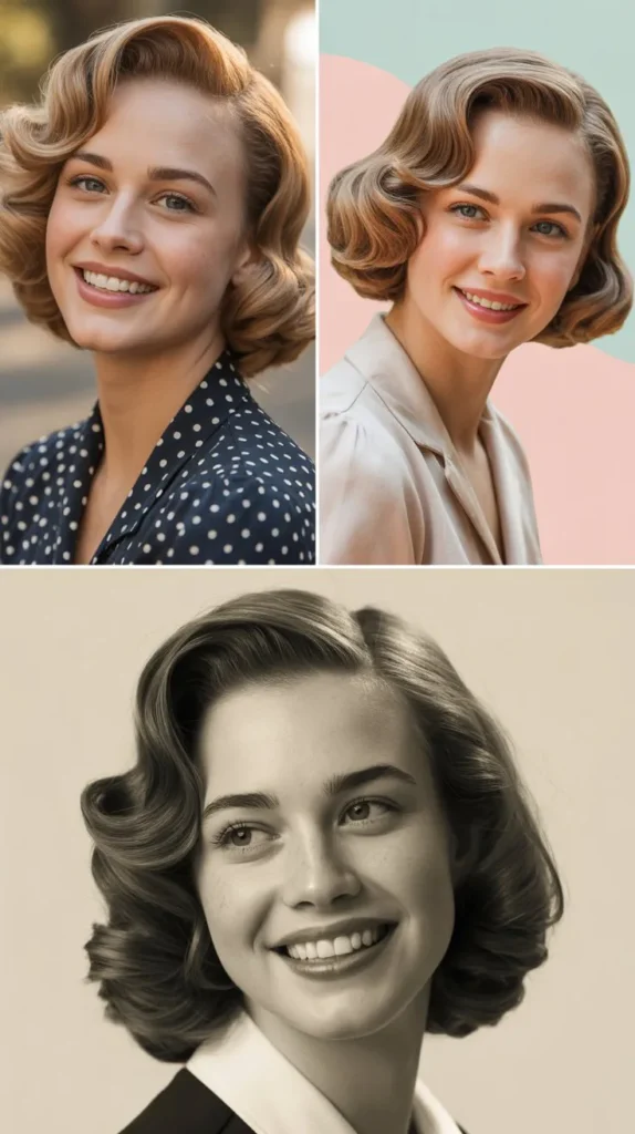 Rolled and Pinned Retro Style