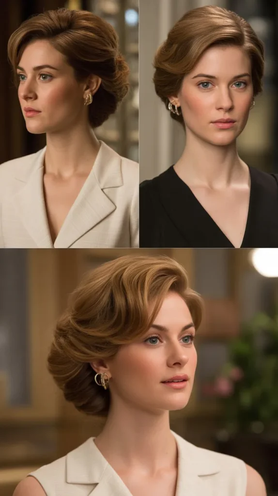 The Elegant Upswept Style