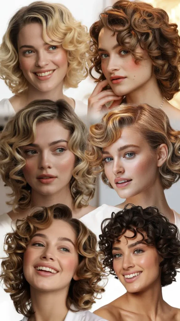 Retro-Inspired Curly Layers
