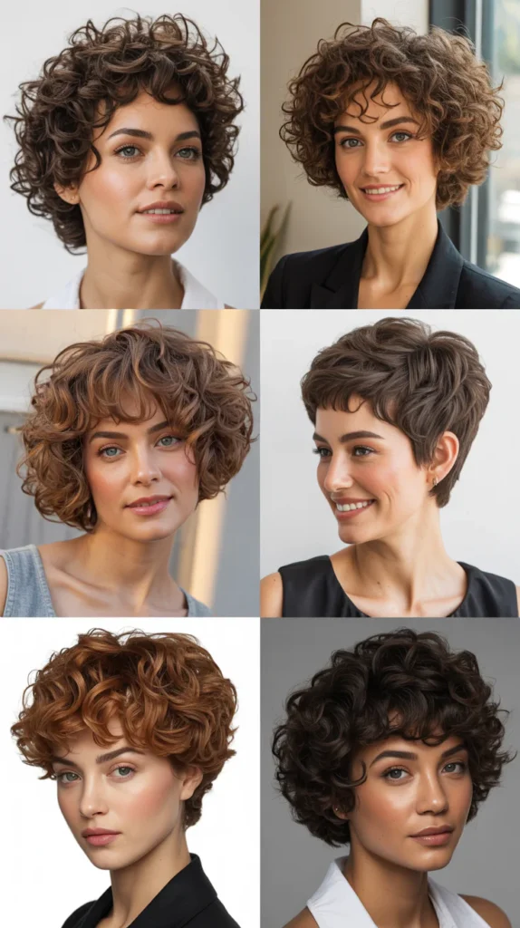 Curly Short Crop