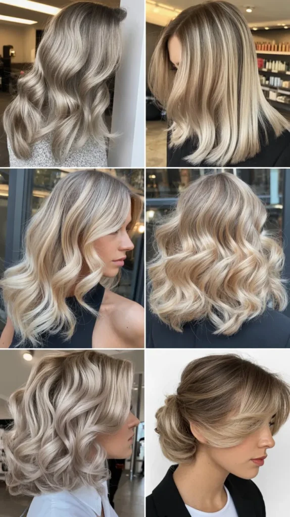  Pearl Blonde Balayage