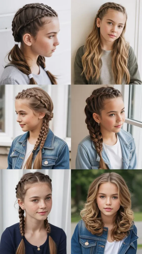 Braided Layered Haircut