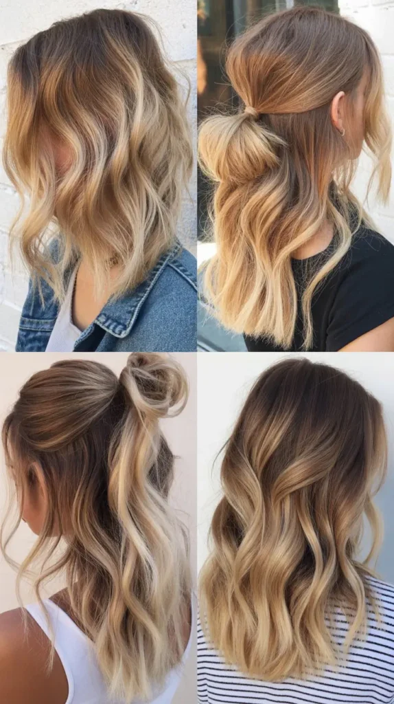 Rooted Blonde Balayage