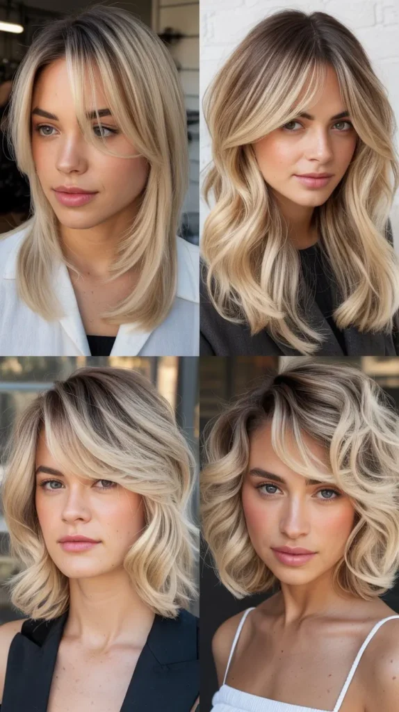  Face-Framing Blonde Balayage