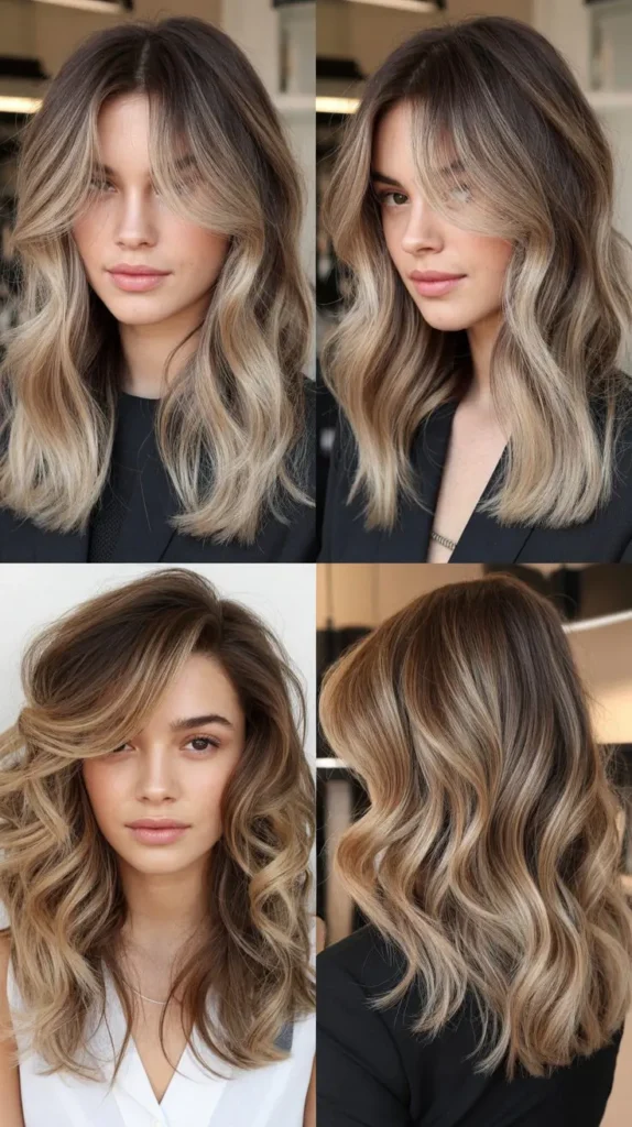 Mushroom Blonde Balayage