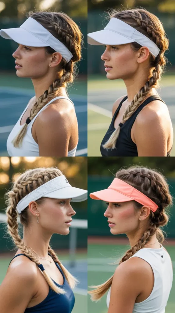 Side Braid With Visor