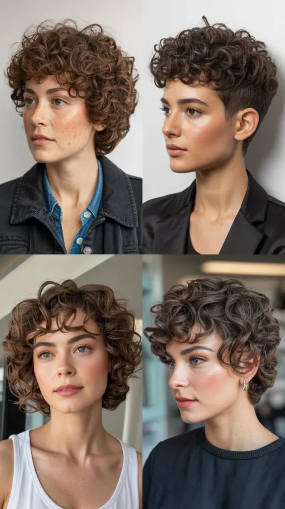 Ear-Length Curly Cut