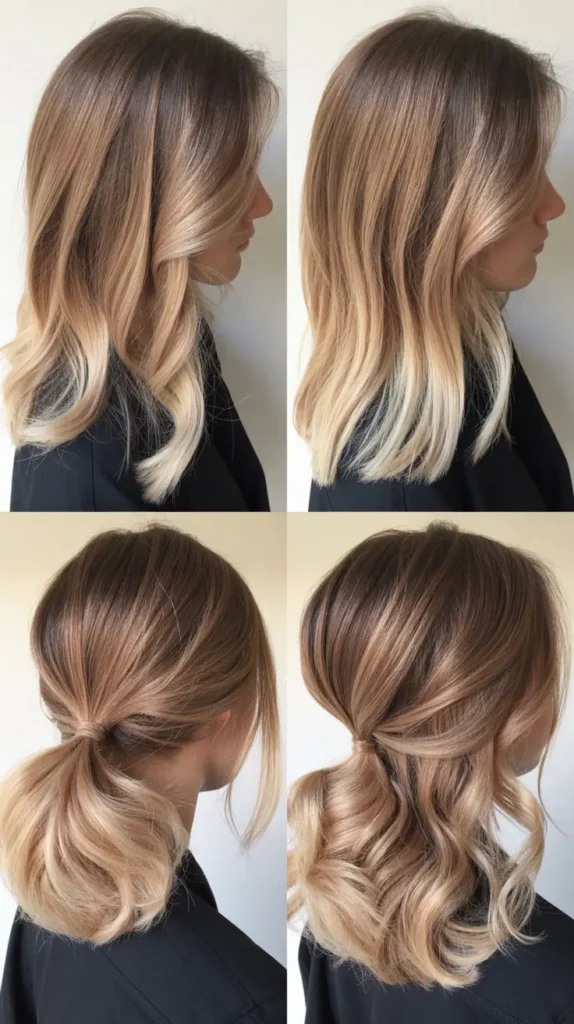  Beige Blonde Balayage