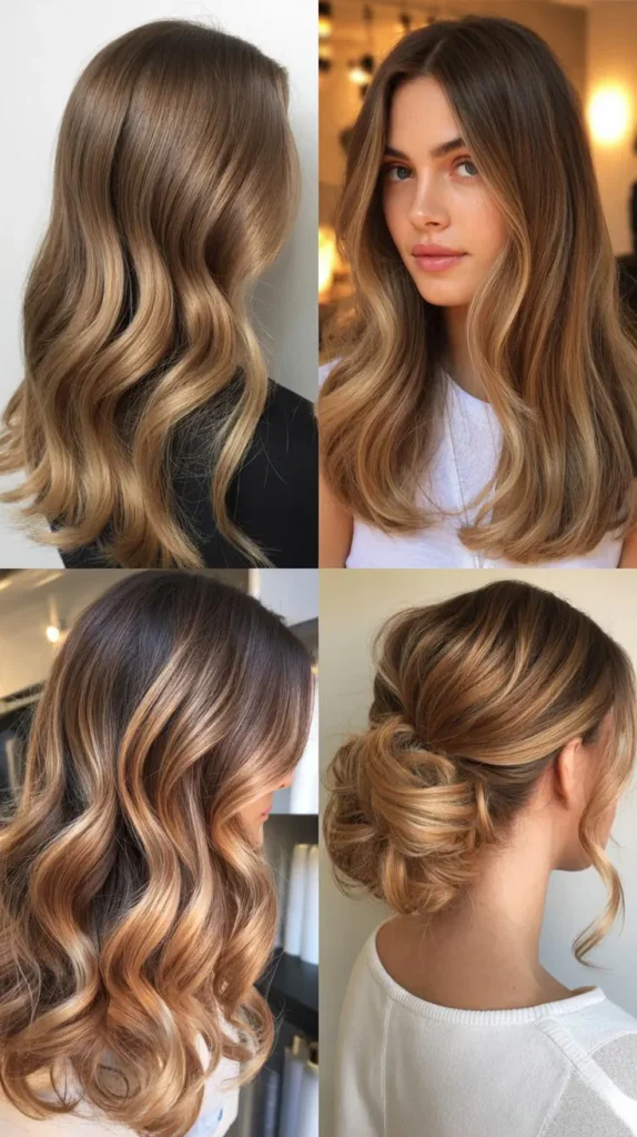  Caramel Blonde Balayage