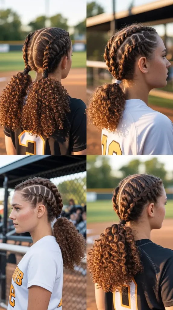 Curly Bubble Braid