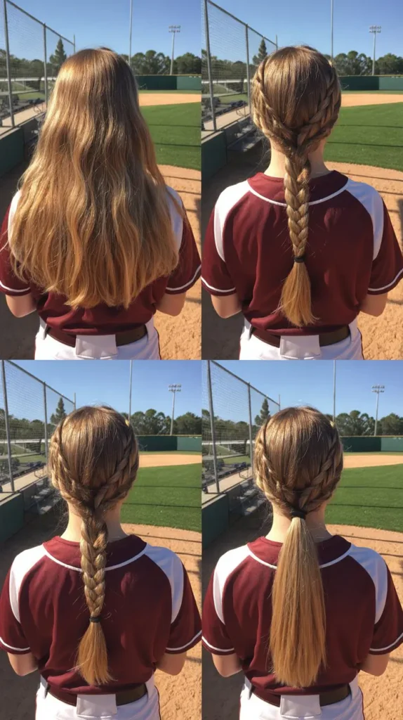  Dutch Braid Into Ponytail
