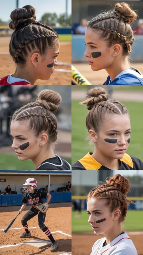 Bubble Braided Space Buns