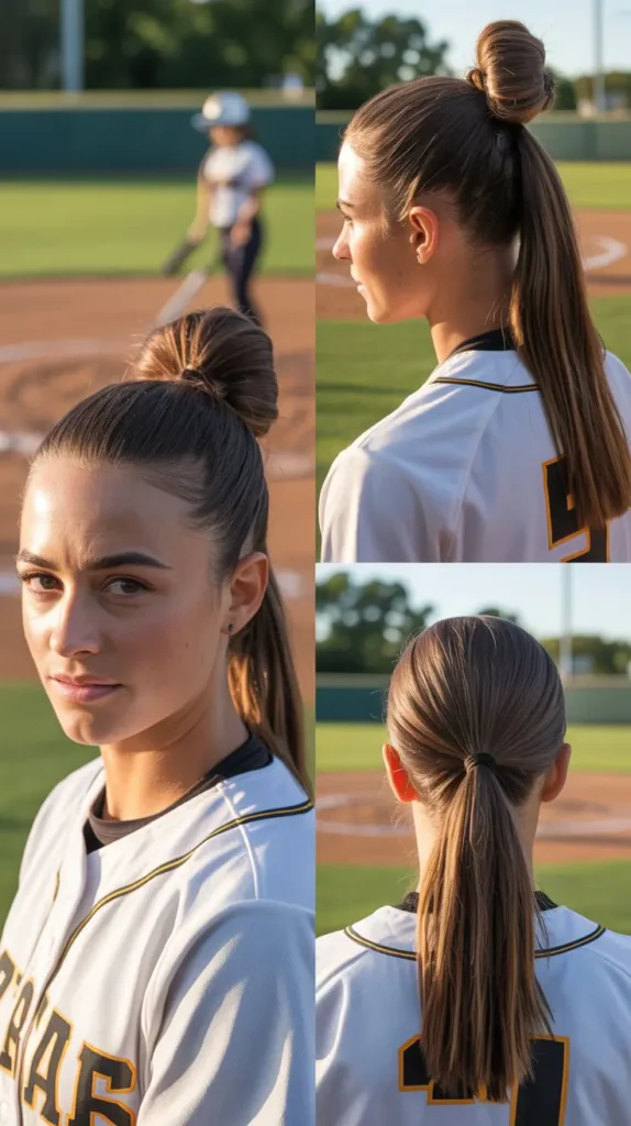 Sleek Bun-Ponytail Combo
