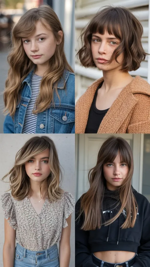  Side-Swept Bangs Haircut