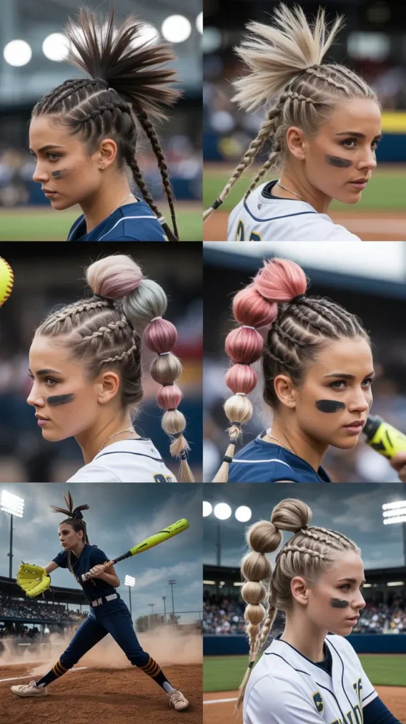 Bubble Mohawk Braid
