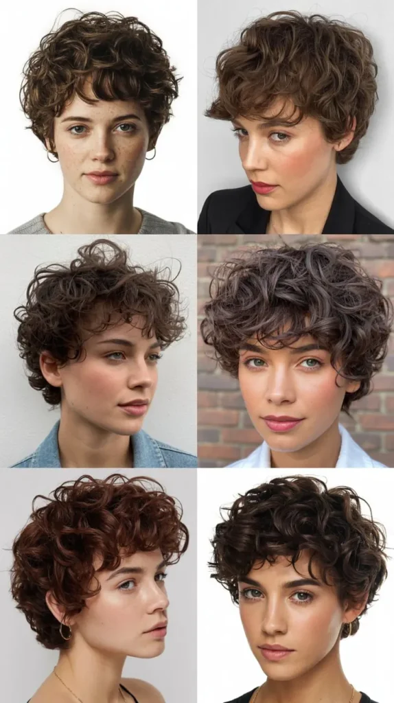 Messy Curly Crop