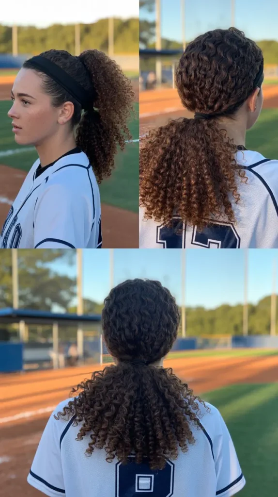  Curly Ponytail
