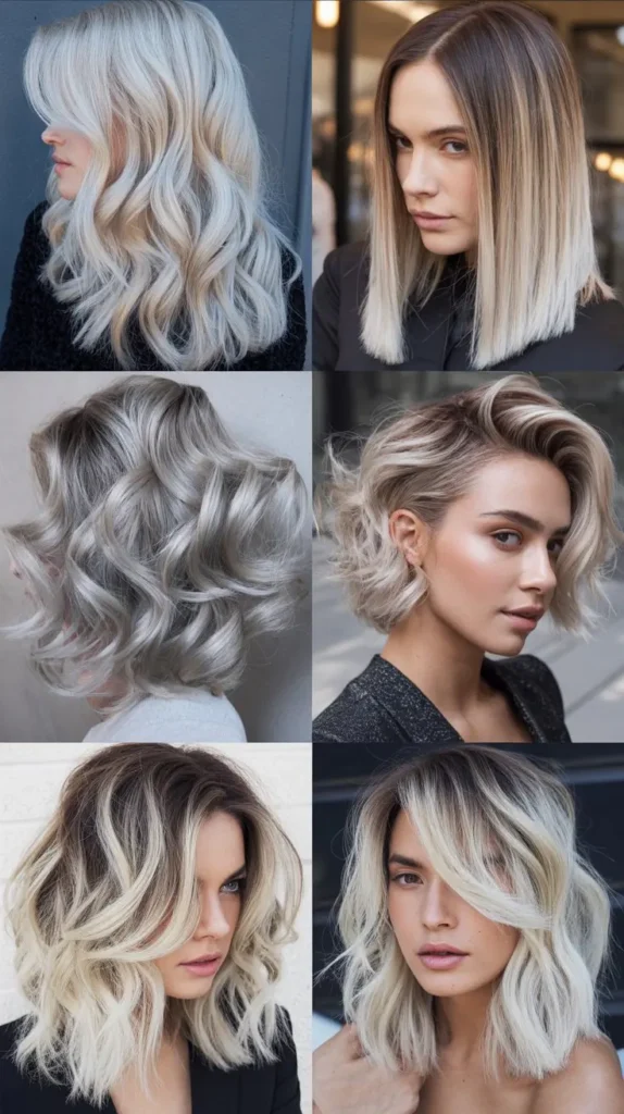 White Blonde Balayage