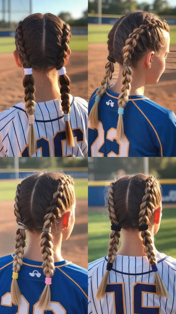 Half-Up Bubble Braid