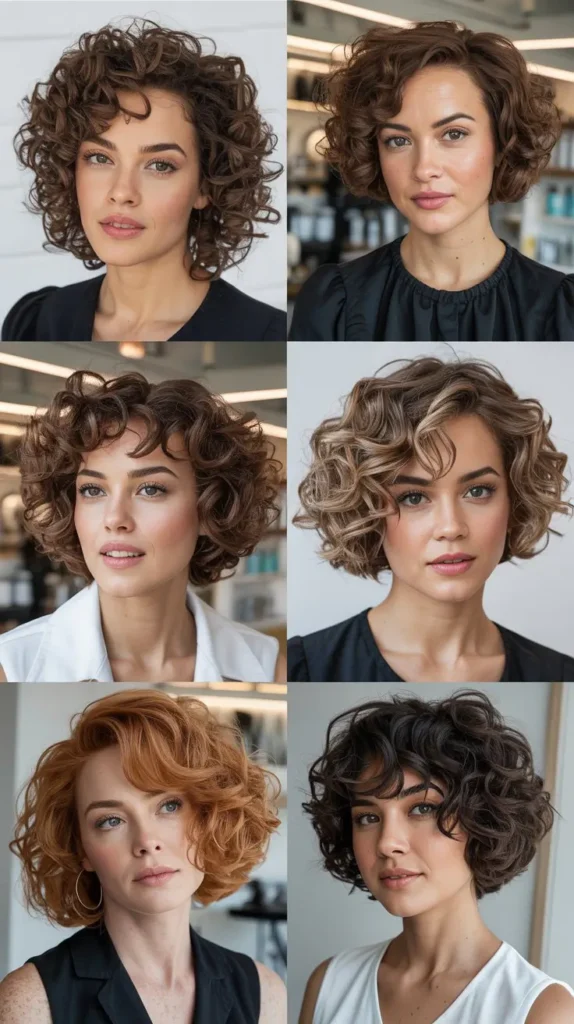 Curly Bob Haircut