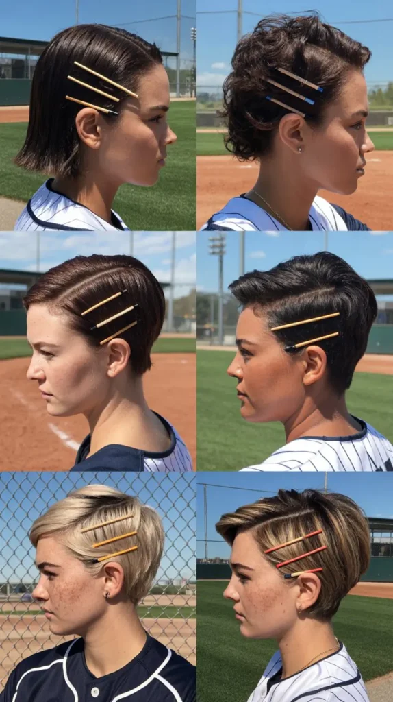 Short Hair Tuck and Pin