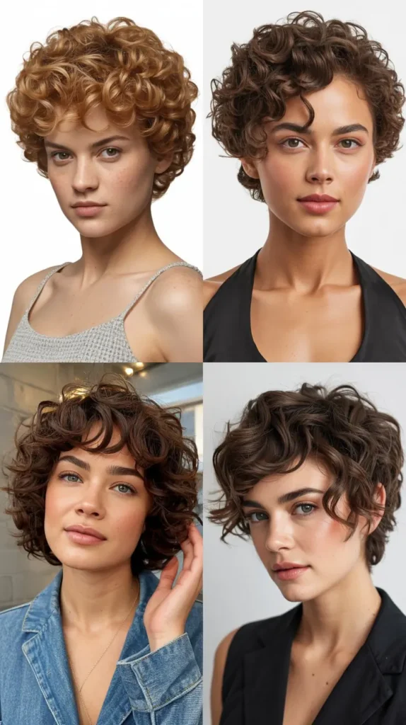  Tapered Curly Cut