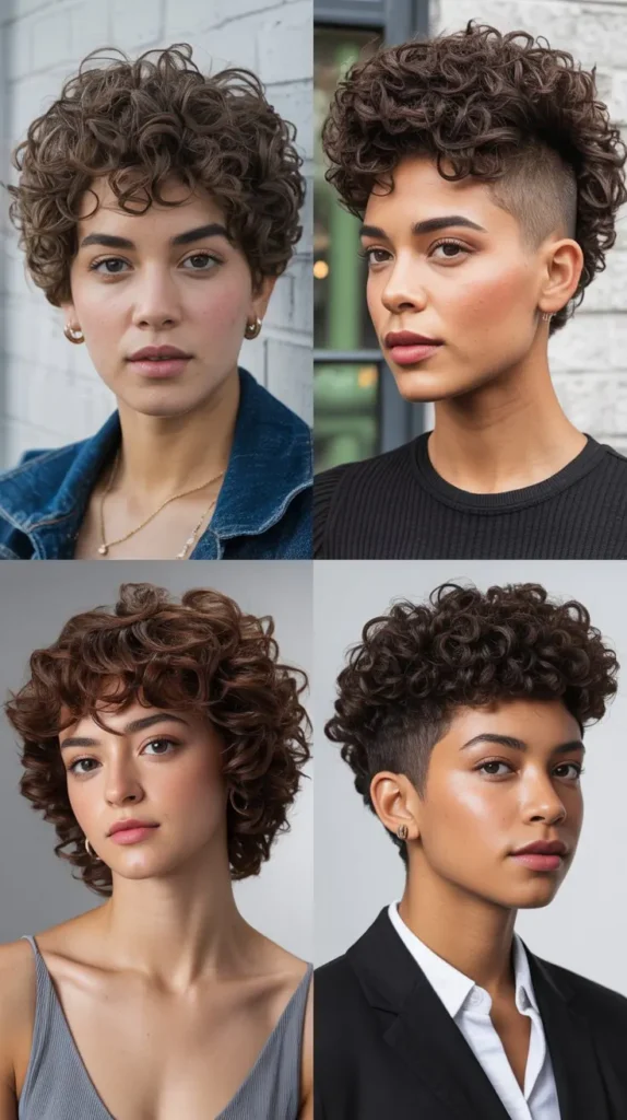 Voluminous Curly Crop