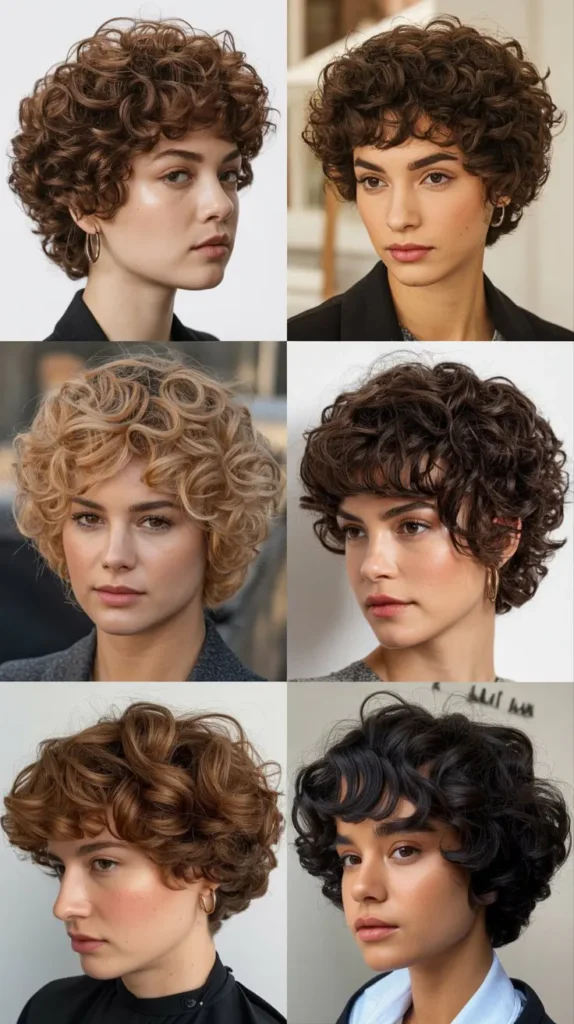 Curly Bowl Cut