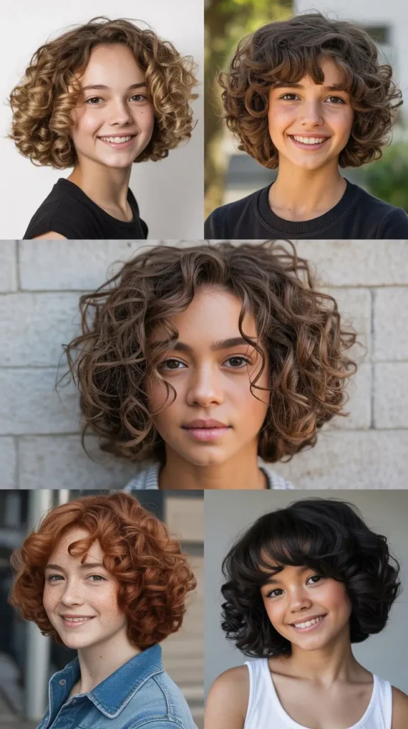 Curly Bob Haircut