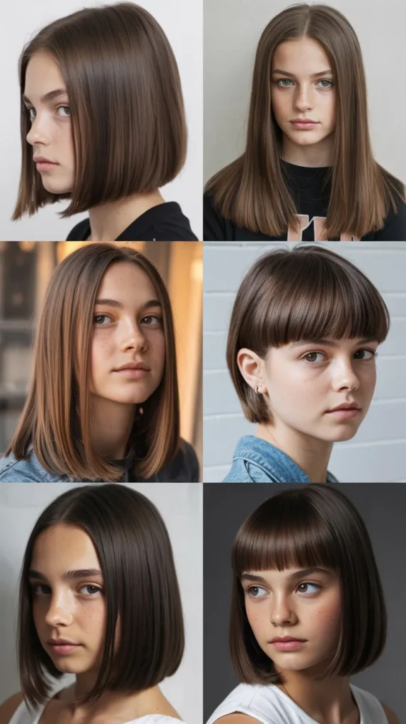  Sleek Straight Haircut