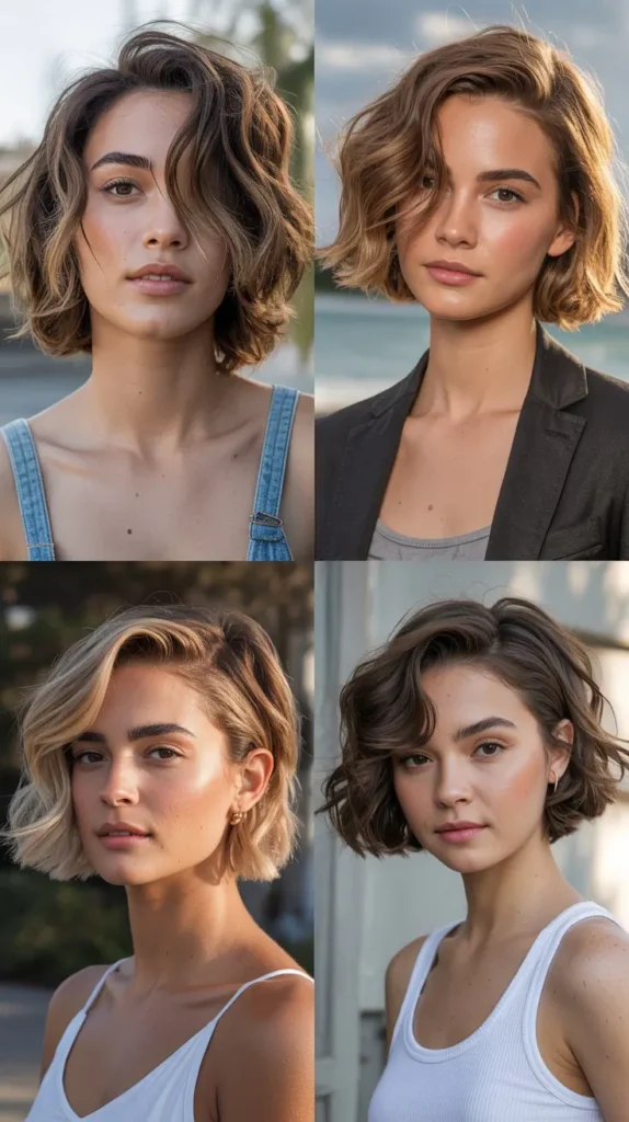 Wavy Short Haircut