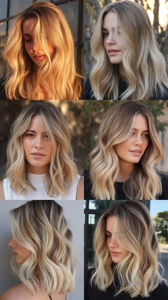 Sun-Kissed Blonde Balayage